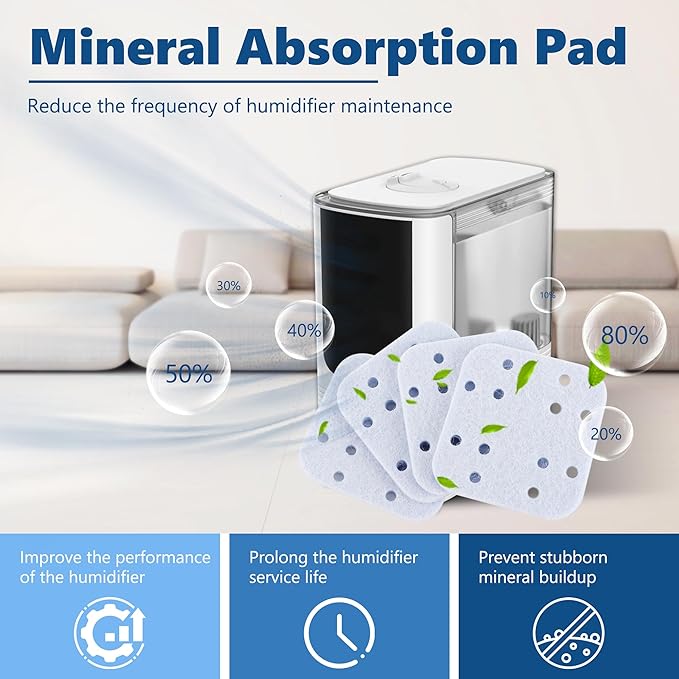 Funmit 20 Pack Humidifier Replacement Filters - Image 3