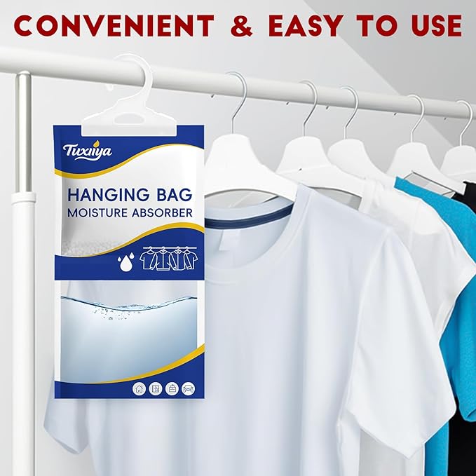 Moisture Absorbers 20 Pack, Hanging Closet Dehumidifier Bags, Moisture - Image 6