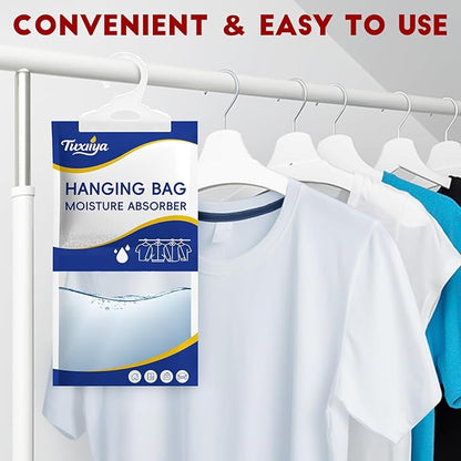 30 Pack Moisture Absorbers Packets, Hanging Closet Dehumidifier Bags, Humidity - Image 6