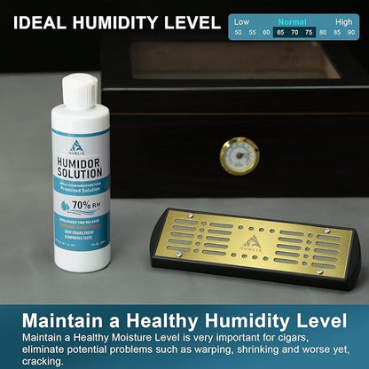 Cigar Humidifier & Humidor Solution Set, Safe Humidity Control Packs, Keep 70% - Image 6