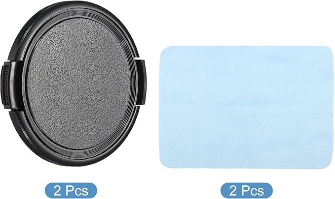 PATIKIL Camera Lens Cap, 2 Pack Sides Pinch Front Lens Cover - Image 3