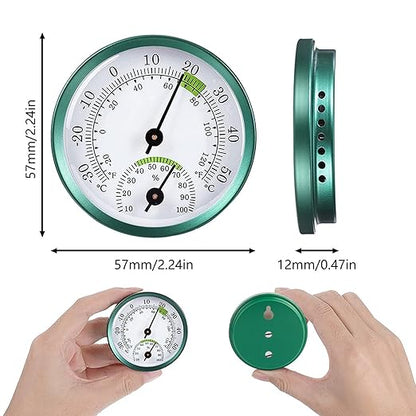 Mini Indoor Thermometer Hygrometer, 2 in 1 Temperature Humidity Meter No - Image 2