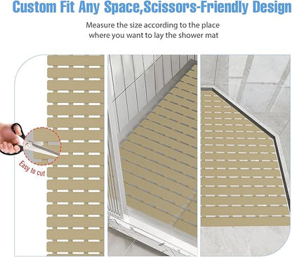 ​Shower Mat Non-Slip Bath Mat for Tub and Shower Stall, 200+ Suction Cups - Image 7