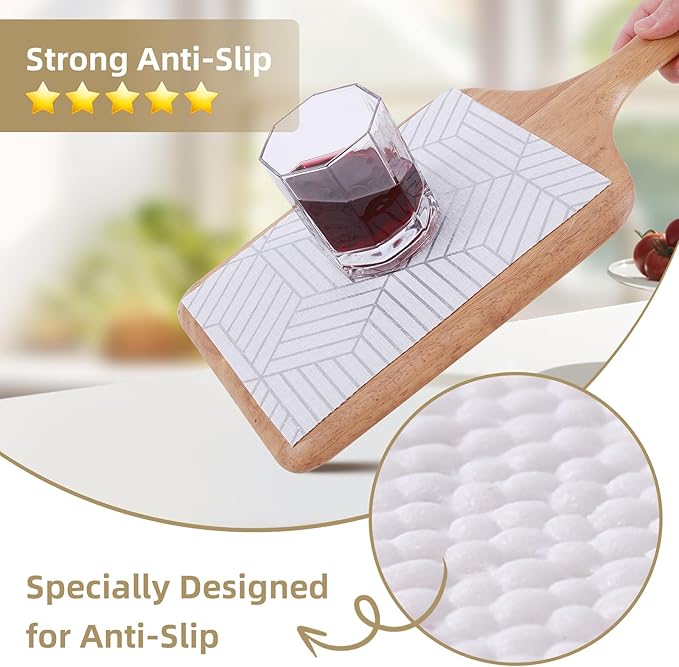 Shelf Liners for Kitchen Cabinets 12in x 20FT, Non Adhesive Cabinet Liner - Image 2