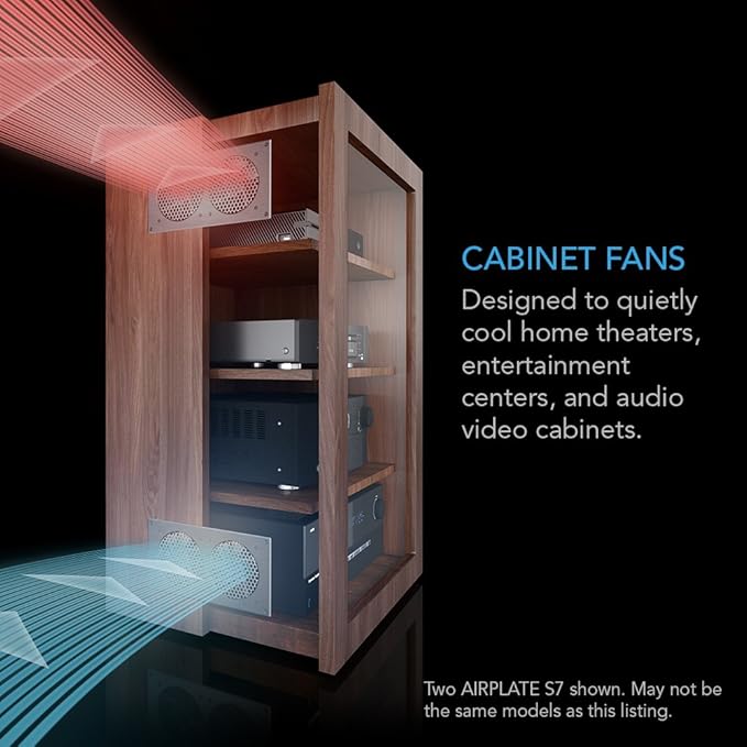 AC Infinity AIRPLATE S1, Quiet Cooling Fan System 4" - Image 2