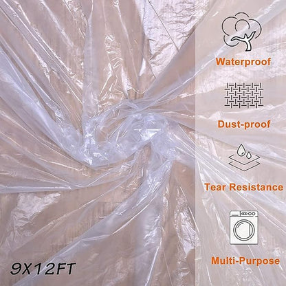 Clear Plastic Sheeting Drop Cloths - Image 8