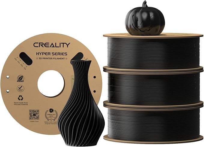 Creality 3D Printer Filament PLA 1.75mm 4KG, Official Hyper PLA Filament by Creality