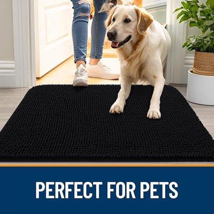 OLANLY Dog Door Mat for Muddy Paws 45x27, Absorbs Moisture and Dirt, Absorbent - Image 6