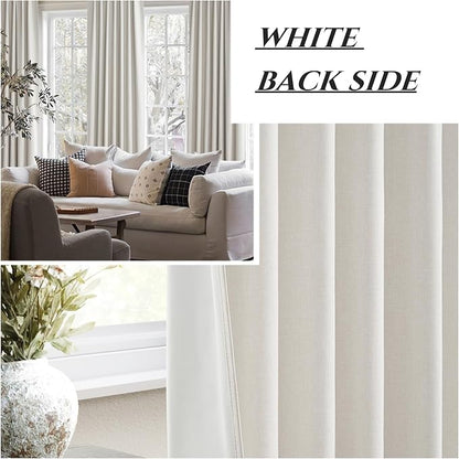 Lush Decor Curtains for 104-106 Inch Windows 2 Panel Sets, 105 Inch Curtains - Image 6