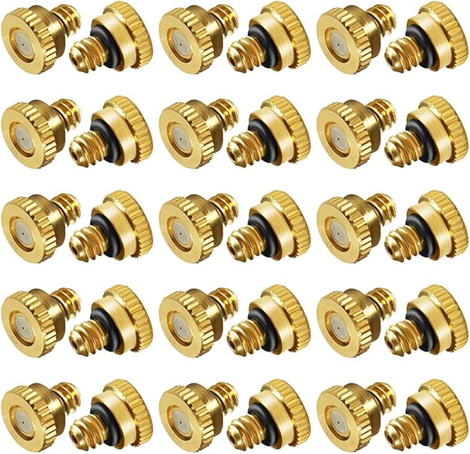 KUWAN 30pcs Brass Misting Nozzles by KUWAN