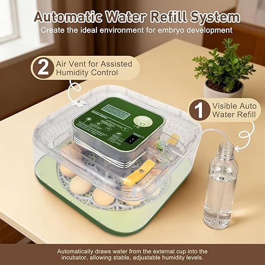 4th Gen – 12 Egg Fully Automatic Incubator, 2026 Upgraded Design, Intelligent - Image 4