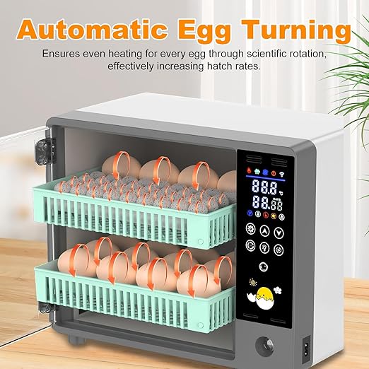 24 Egg Incubator, Automatic Egg Turner Hatching Machine - Image 3