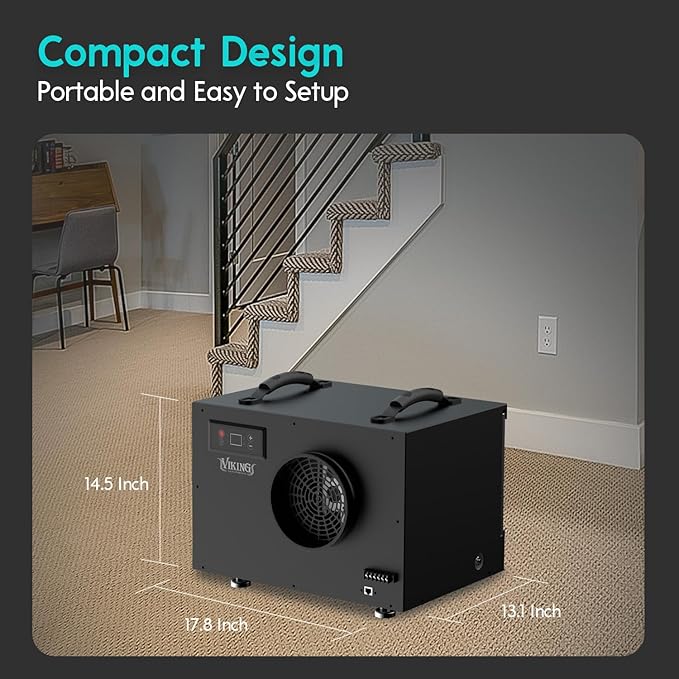 Viking BD-65 Commercial Dehumidifier, R32 Refrigerant, 65 PPD @ AHAM - Image 6