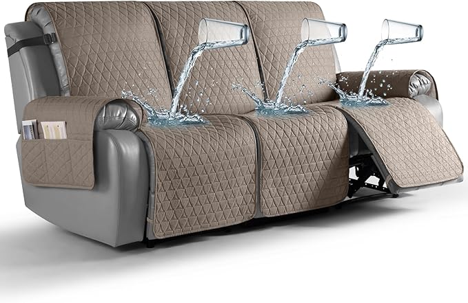 TAOCOCO 100% Waterproof Recliner Cover, Non-Slip Washable Reclining Couch Cover by TAOCOCO