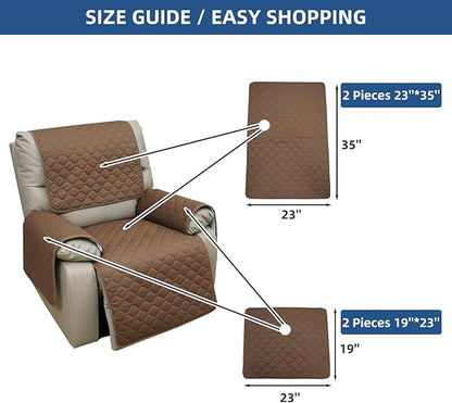 Eismodra Waterproof Recliner Chair Covers - Image 6