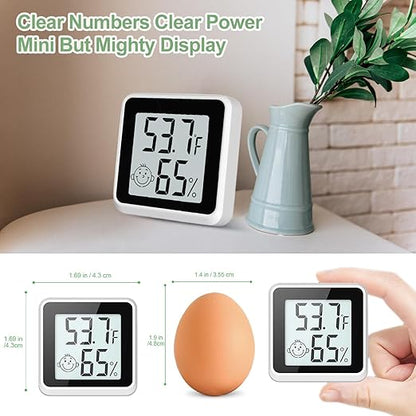 Indoor Humidity Meter Hygrometer 4Pack, Room Thermometer - Image 4