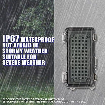 MAKERELE Small Outdoor Junction Box Waterproof Electrical IP67 Plastic Enclosure - Image 3