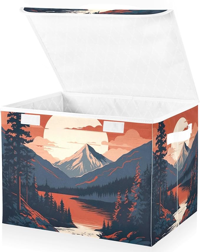 xigua Mountains Trees Storage Bins - Image 2