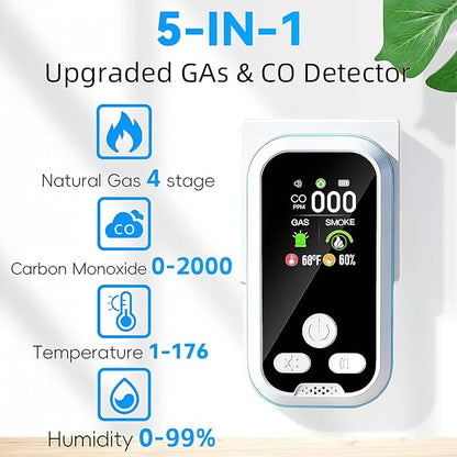 6 in1 Carbon Monoxide Detector Combo - Image 3