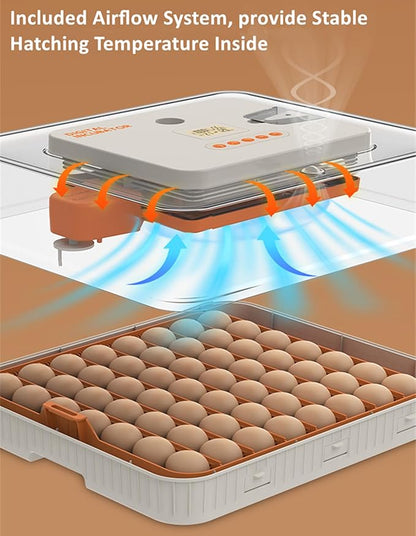 Egg Incubator for Hatching Eggs, Intelligent 56 Eggs Incubator - Image 5