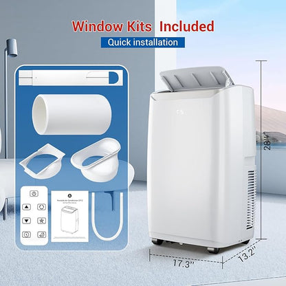 12, 000 BTU Portable AC Units for Rooms, 3-In-1 Portable Air Conditioner Up to - Image 7