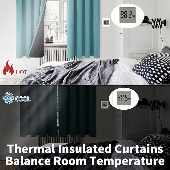 BGment Thermal Insulated 100% Blackout Curtains - Image 4