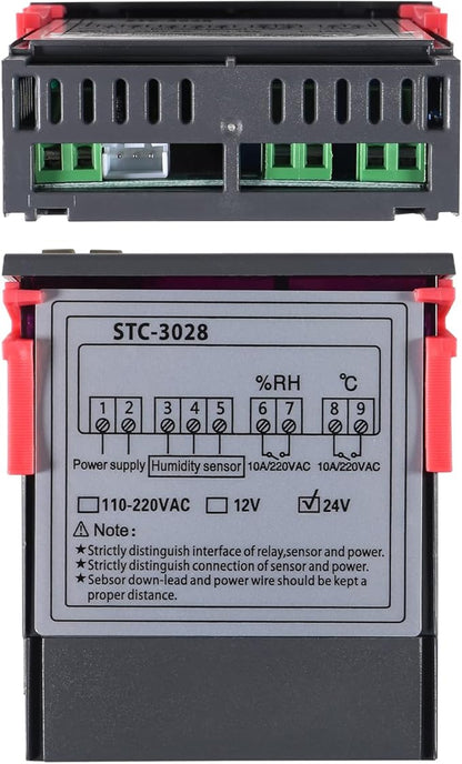 STC-3028 24V Temperature & Humidity Controller - Image 6