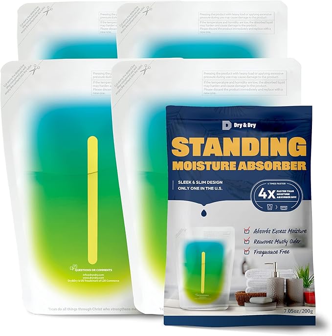 Dry & Dry Standing Moisture Absorbers to Control Excess Moisture by DryDry