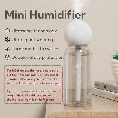 Portable Small Humidifier Dual Nozzle - Image 2