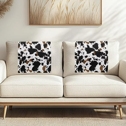 Cow Pattern Chair Headrest Covers Non-Slip Chair Slipcover - Image 2
