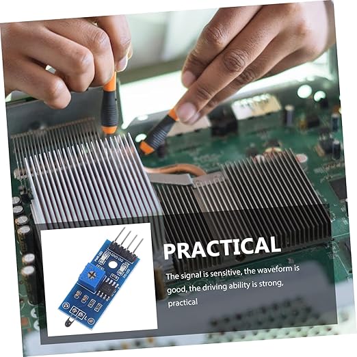 DOITOOL 20pcs Pin Thermosensitive Relay Modules Photoresistor Module Detection - Image 4