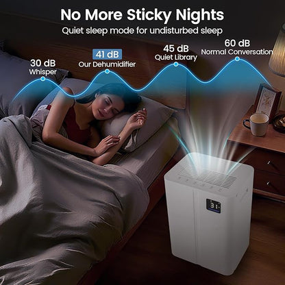ARLIME 4500 Sq.Ft Dehumidifier for Basement, 54 Pints Dehumidifier - Image 8