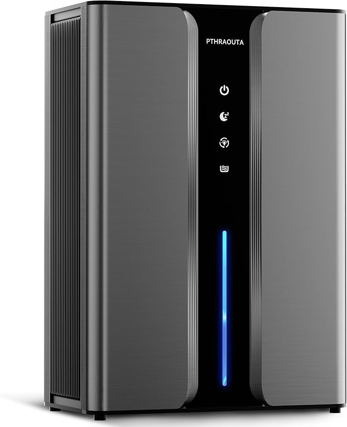 Home Dehumidifier with Drain Hose, 95oz Quiet dehumidifier by PTHRAOUTA