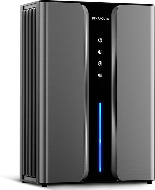 Home Dehumidifier with Drain Hose, 95oz Quiet dehumidifier by PTHRAOUTA