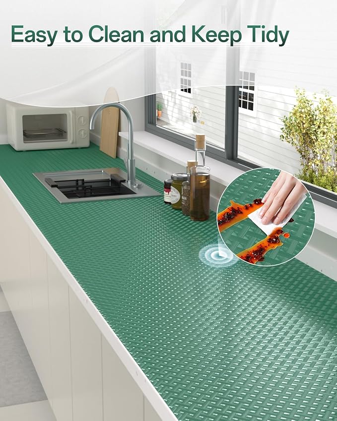 Shelf and Drawer Liner for Kitchen Cabinet, Non-Adhesive 24in x 120in - Image 7