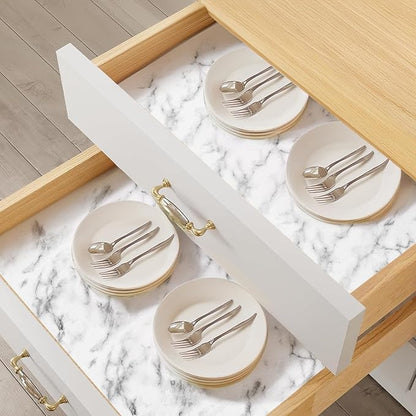 Moriah Shelf Liner Non Adhesive, Kitchen Drawer Liner Non Slip Waterproof by Moriah