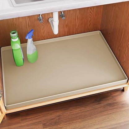 FLATO Waterproof Under Sink Mat 40" x 22" Shelf Liner by Unknown