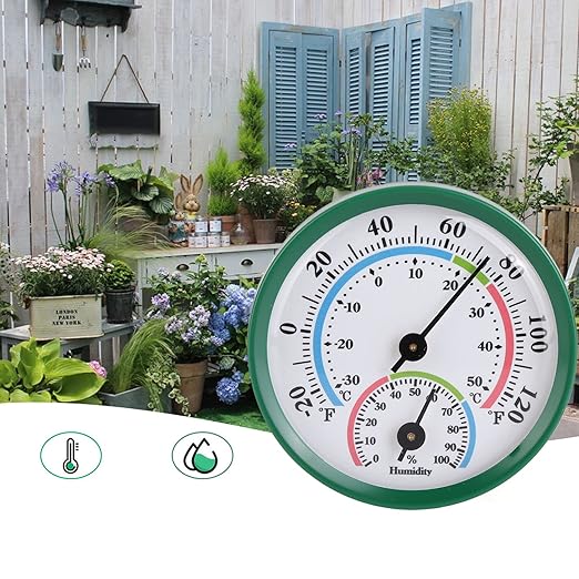 Jeanoko Pointer Type Thermometer Hygrometer Indoor Temperature Humidity Meter - Image 2