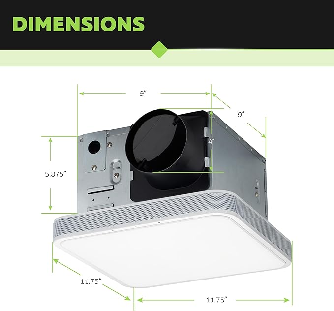 Homewerks 7148-01-AX Smart Bathroom Fan - Image 5