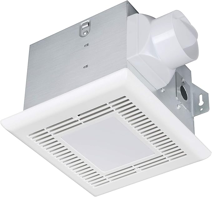 Tech Drive Very-Quiet 70 CFM, 2.0 Sone Bathroom Ventilation and Exhaust Fan by TechDrive
