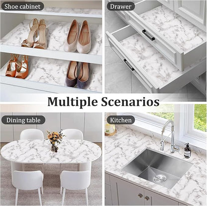 Viseeko Shelf and Drawer Liner for Kitchen Cabinet, 12 in x 10 ft Non-Adhesive - Image 6
