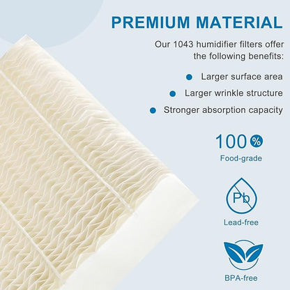 AMI PARTS 2 Pack 1043 Super Humidifier Wick Filter Replacement Compatible - Image 2