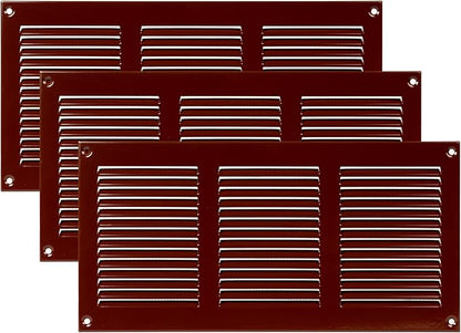 Vent Systems 12" x 6" Inch Scratch Resistant Brown Metal Vent Cover by VentSystems