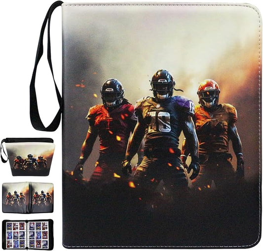 Football Card Binder, 2025 Sports Trading Card by PEPOYO+AI