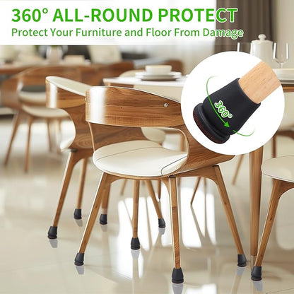 16PCS Extra Small Chair Leg Floor Protectors, Chair Leg Protector - Image 3
