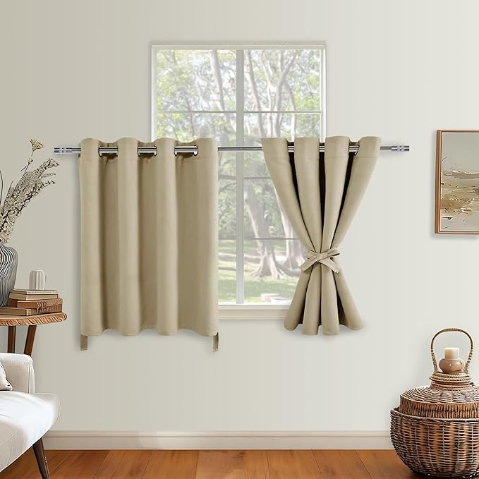 Hiasan RV Blackout Curtains for Bedroom, 52 x 30 Inches Long - Image 2