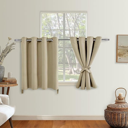 Hiasan RV Blackout Curtains for Bedroom, 52 x 30 Inches Long - Image 2