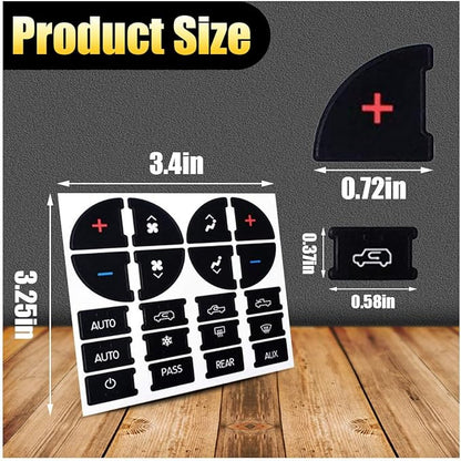AC Dash Button Repair Decal Stickers, Repair - Image 2
