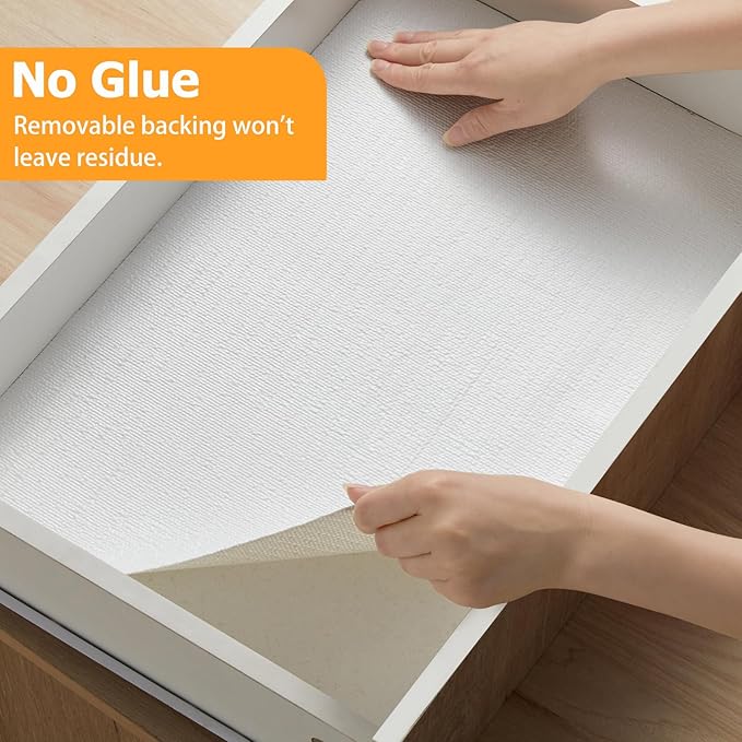 Viseeko Shelf and Drawer Liner for Kitchen Cabinet, Non-Adhesive Cabinet Liners - Image 9