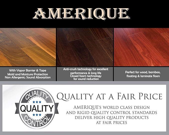 AMERIQUE AMSVPD2M600 600SQFT Chrome Silver 600 SQFT Premium Floor Underlayment - Image 4